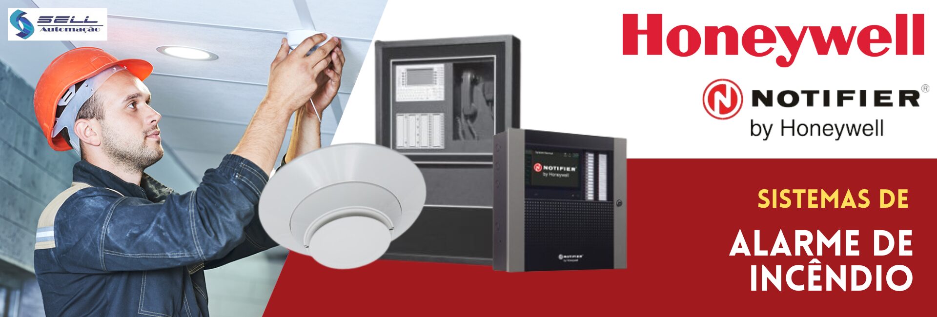 Slider Sell automação -Honeywell Notifier - Alarmes de incêndio